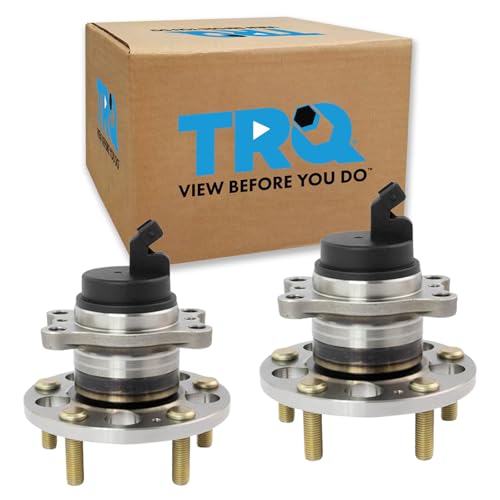 Image of TRQ Rear Left and Right Wheel Bearing and Hub Assembly Set 2 Piece Compatible with 2014-2019 Kia Soul 2015-2019 Soul EV