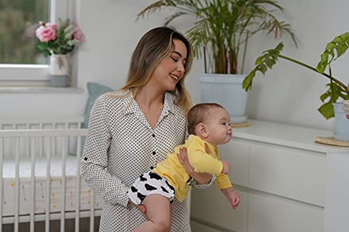 Baebae Goods Adjustable Cloth Diapers For Boys And Girls – 8 Reusable Cloth Diapers For Babies With 8 Cloth Diaper Inserts (Black Clouds) #TOP5