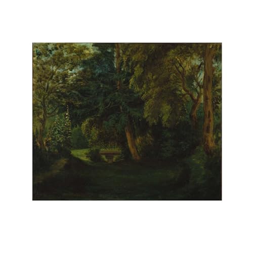 Toile forêt Delacroix pour créer une ambiance nature salon