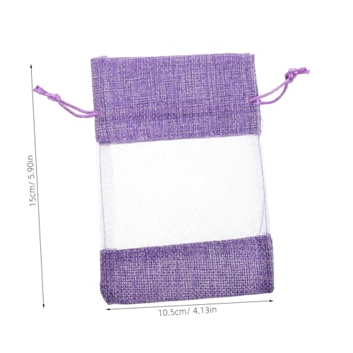 Bolsas lavanda vacías con cordón 10 pcs Levemolo miniatura 2