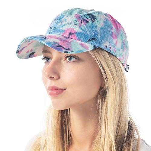 Image of Cotton Baseball Cap Dad Hat - Washed Low Profile Adjustable Hat for Men Women Casual Outdoor Running Golf