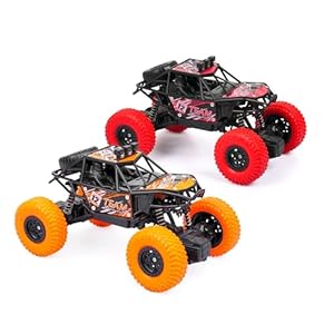 Gooyo Remote Control Rotating Rolling Stunt RC Car Toys for Kids Off Road Vehicle Toy Cars Kids Monster Truck Rock Climbing Car Toy (Assorted)