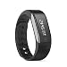 SMA Fitness Tracker with Heart Rate Monitor,Waterproof Wristband Watch,Smart Bracelet Compatible Iphone,Android phones men/women Black
