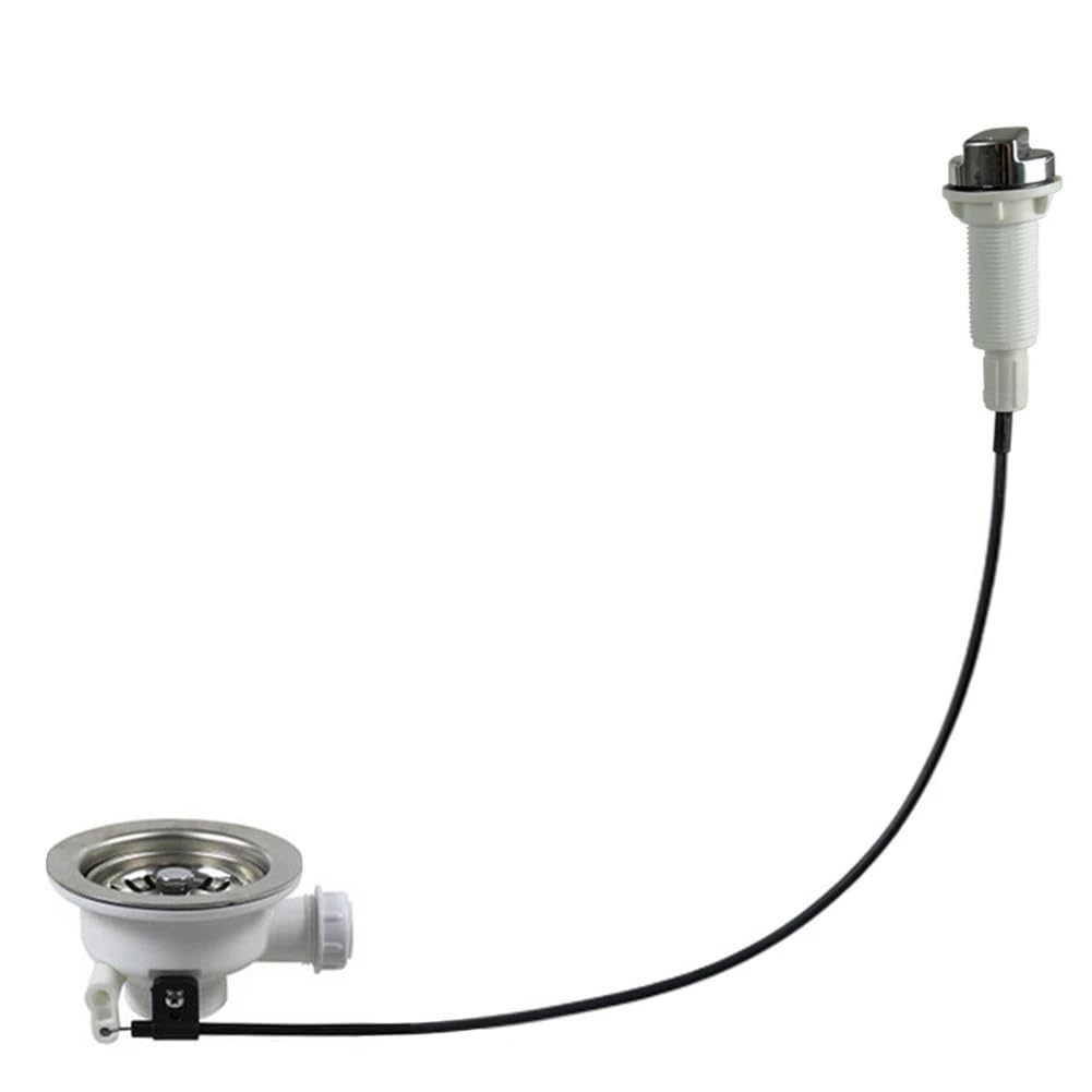 Aundhegrtt Strainer Trap Sink Bowl Type 114mm Table Control Drain Waste Sewage Catch Catcher Plug Overflow