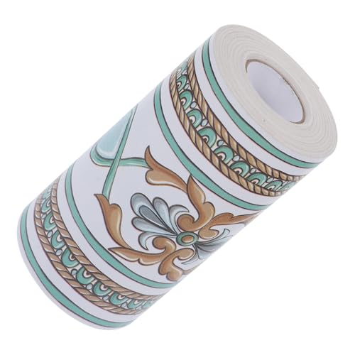 Hemobllo 5 Rolos decalques de broca de papel de parede decalques de rodapé adesivos de borda decoraç