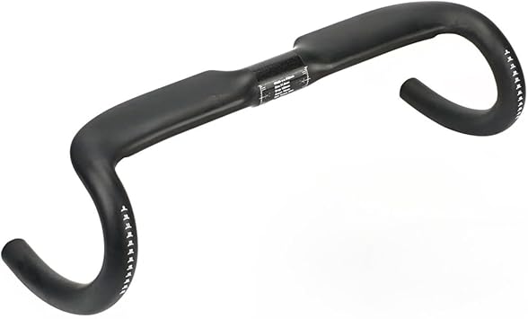 Carbon Fiber Road Bike Handlebar, Professional Competition Cycle Aero Bar,All Internal Route Cables Road Bicycle Drop/Bent Handle Bar, UD Matte 31.8X330/350/370/390/410/430mm 330MM