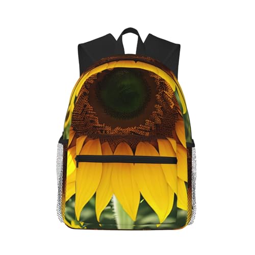 Sac à dos tournesol jaune léger pour randonnée et gym outdoor