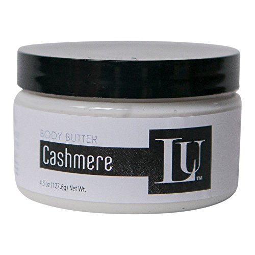 Whipped Shea Body Butter Homemade by Lather Up (Cashmere) - Made in USA, Indiana