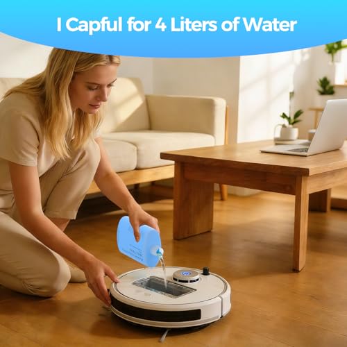 Image of Floor Cleaning Solution,Floor Cleaner for Hardwood Tile Hardfloor Marble Cement Vinyl Flooring Laminate Flooring, Compatible Robot Vacuums with Mopping and Wet Dry Vacuum,1L, 33.8 Fl. OZ