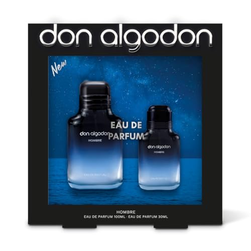 Don Algodón Set Eau de Parfum Hombre | 100 ml + 30 ml | Perfume...