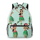 【Größe】 Perfekte Größe und multifunktionale Aufbewahrungshöhe 16 x Länge 11.5 x Breite 8 Zoll (H40.5 x L29.3 x B20.3 cm)-Hawaiianische Mädchen tanzen Hula