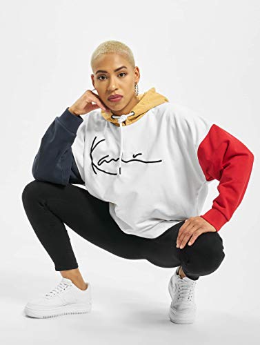 Karl Kani Damen Hoodies Signature weiß XS - 4