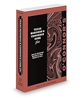 O'Connor's Texas Business & Commerce Code Plus, 2020-2021 ed. 1539210707 Book Cover