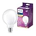 Philips ampoule LED Globe 60W Blanc Chaud Dépolie, Verre