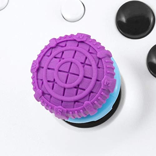 KontrolFreek FPS Freek Battle Royale Xbox One 및 Xbox 시리즈 X 컨트롤러용 | 퍼포먼스 썸스틱 | 하이라이즈 볼록 2개(돔) | 퍼플 — 사진 6