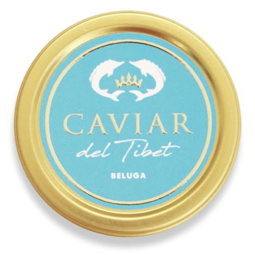 Caviar del Tíbet – Caviar Beluga 50 GR – Caviar de Esturión Huso Dauricus – Huevas de Caviar Kaluga – Caviar Gourmet…