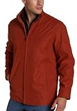  Marc New York Herren Micro Twill Ständer Halsband Unterseite offen Jacke, Mittel, zimt