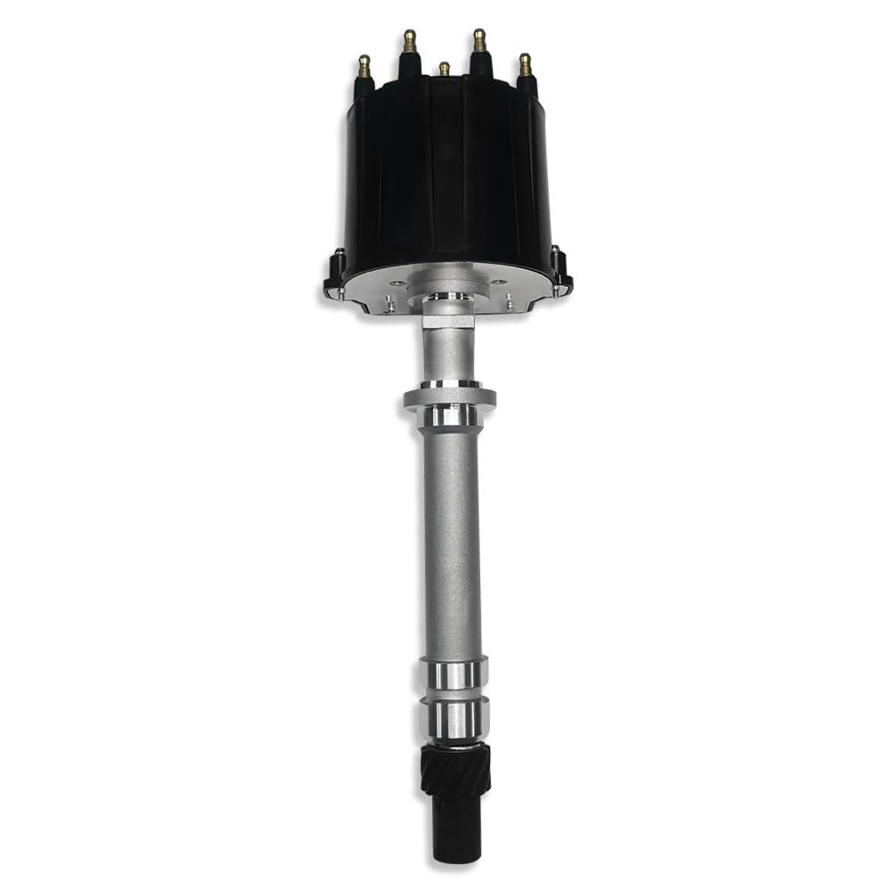 DEMOTOR PERFORMANCE Ignition Distributor DST1830 For Chevy GMC C/K Pickup Truck 5.0L 5.7L 7.4L 1987-1997 Black Cap