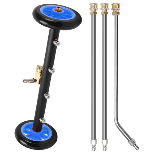 Filetage de 1 4" pour buse multi-trous résolvant le nettoyage difficile des bas de caisse