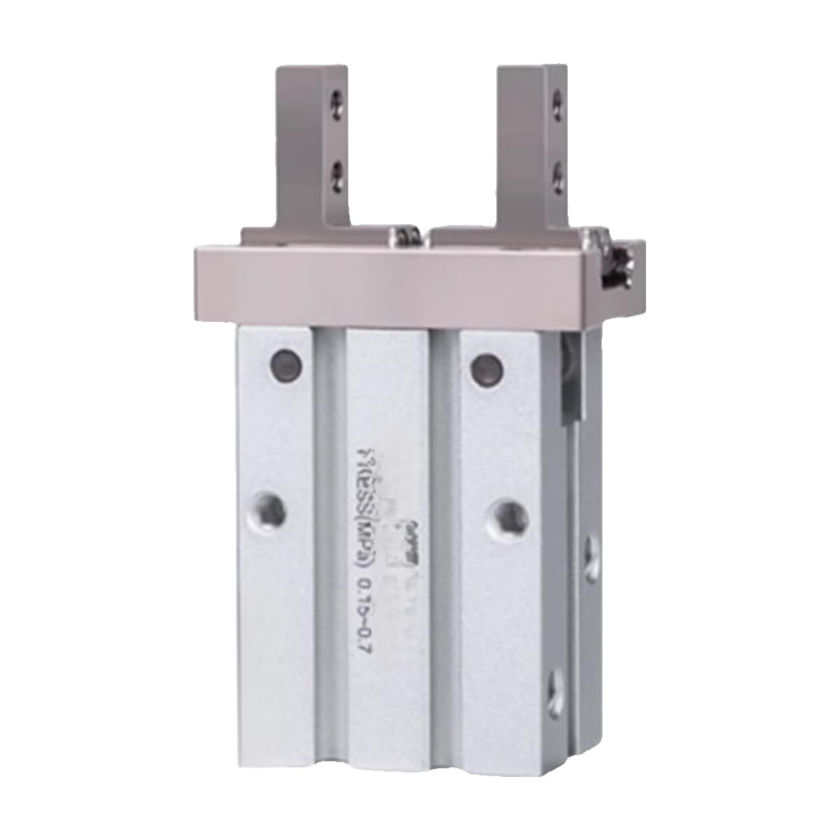 Cylindre de doigt HFK10 pneumatique double effet pour guidage et serrage