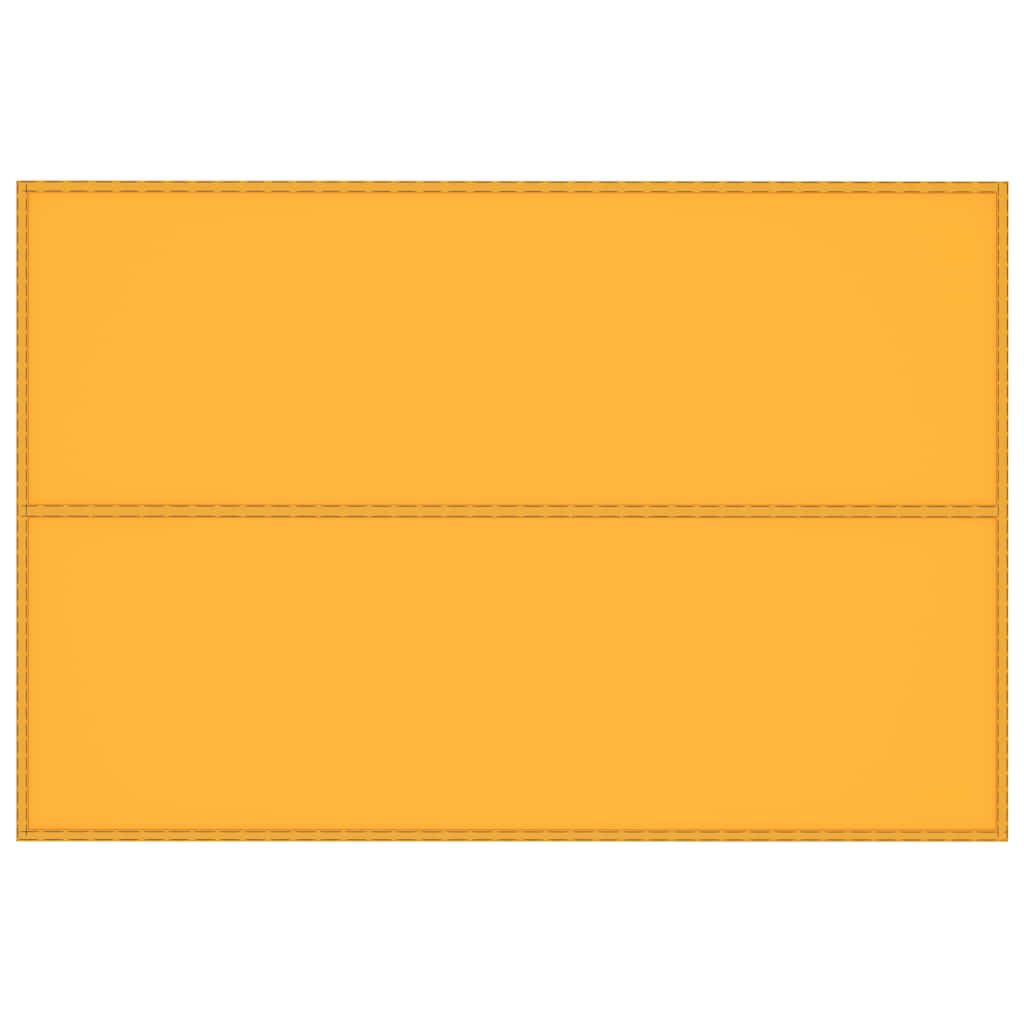 Outdoor Camping Tarp Sonnensegel Zeltplane Gelb 3x2 m mit Zubehör