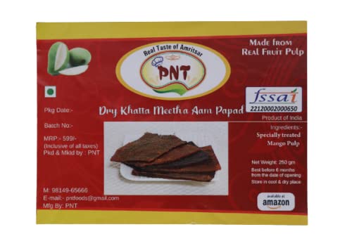 PNT Amritsari Khatta Aam Papad (Dry Khatta Meetha, 500g) (B09NRN7KY5) Amazon Price History, Amazon Price Tracker