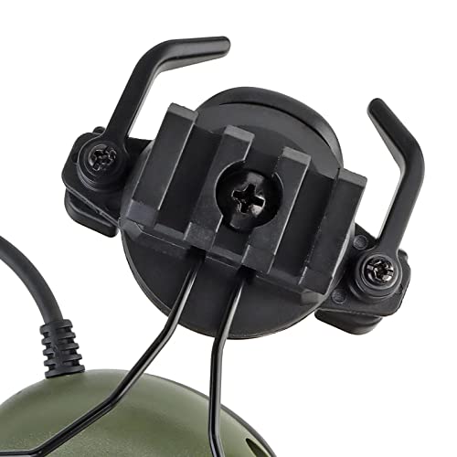 Image of VELURA Helmet Headset Headphone for PTT Radio Communication|1 Headset| Hearing Protection|Sporting Goods