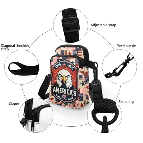 Image of Hawaiian Tribal Small Crossbody Bags for Women Cell Phone Bag Purse, Sea Turtle Zipper Sling Purses Shoulder Bag