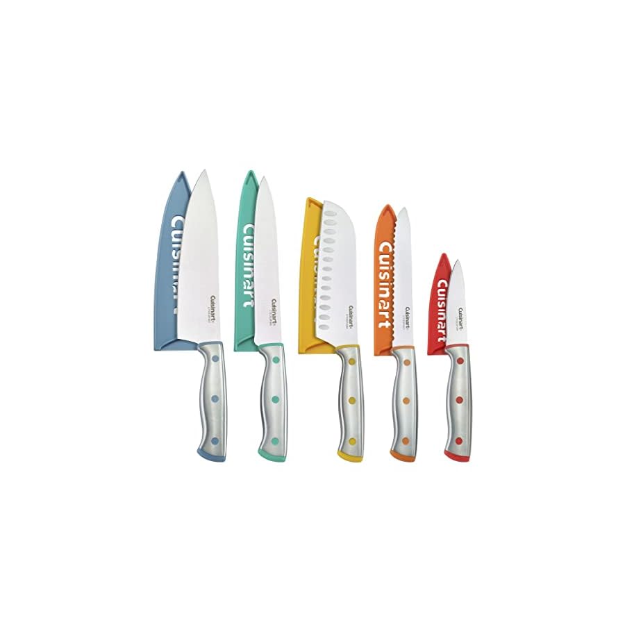 Cuisinart-C77CR-10P-10pc-Stainless-Steel-ColorCore-Color-Rivet-Set-with-Blade-Guards Cuisinart C77CR-10P 10pc Stainless Steel ColorCore™ Color Rivet Set with Blade Guards