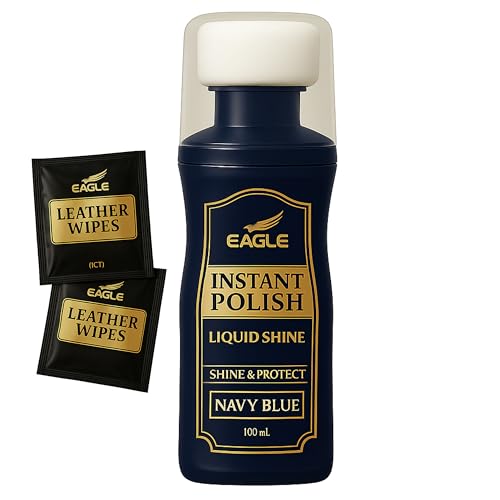 Eagle Navy Blue Liquid Shoe Polish