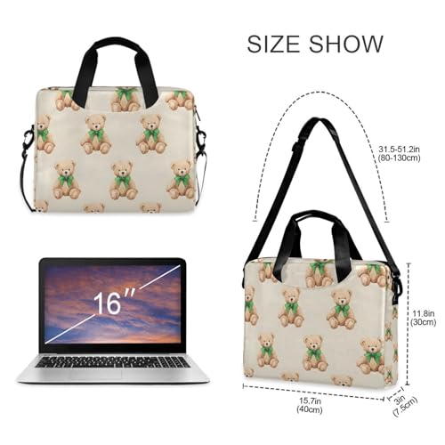 Funda para laptop ALAZA Teddy Bear 13-15.6 pulg miniatura 5