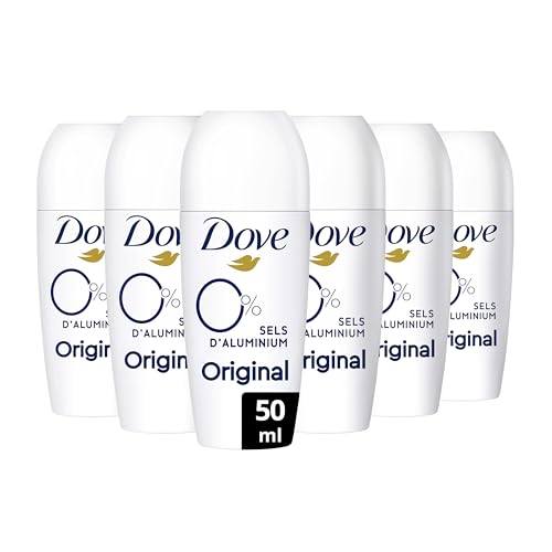 Dove déodorant original bille anti odeurs sans aluminium pour peau douce