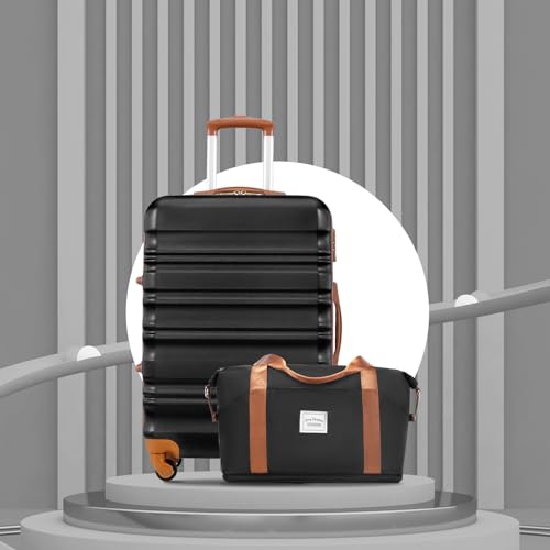 Long Vacation LV400002 Luggage Set 4 Piece Luggage Abs Hardshell Tsa Lock Spinner Wheels Luggage Carry thumb #1