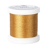 YLI Threads Silk Thread – 100 wt Fine Japanese Silk for Appliqué, EPP, and Quilting - Gold