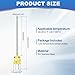 MECCANIXITY K Type Thermocouple Temperature Sensor Probes, Stainless Steel -40 to 2012°F Thermocouple Probe 4x100mm for Food Processing Industry