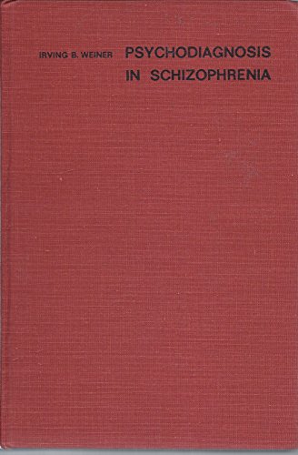 Psychodiagnosis in Schizophrenia 0471925705 Book Cover
