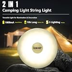 Camping String Lights, 16.4FT Rechargeable Hanging LED Light - Image 2