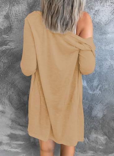 Eytino Plus Size Cardigan for Women Button Down Long Sleeve Lightweight Open Front 2025 Fall Trendy Cardigan Sweater(1X-5X)2