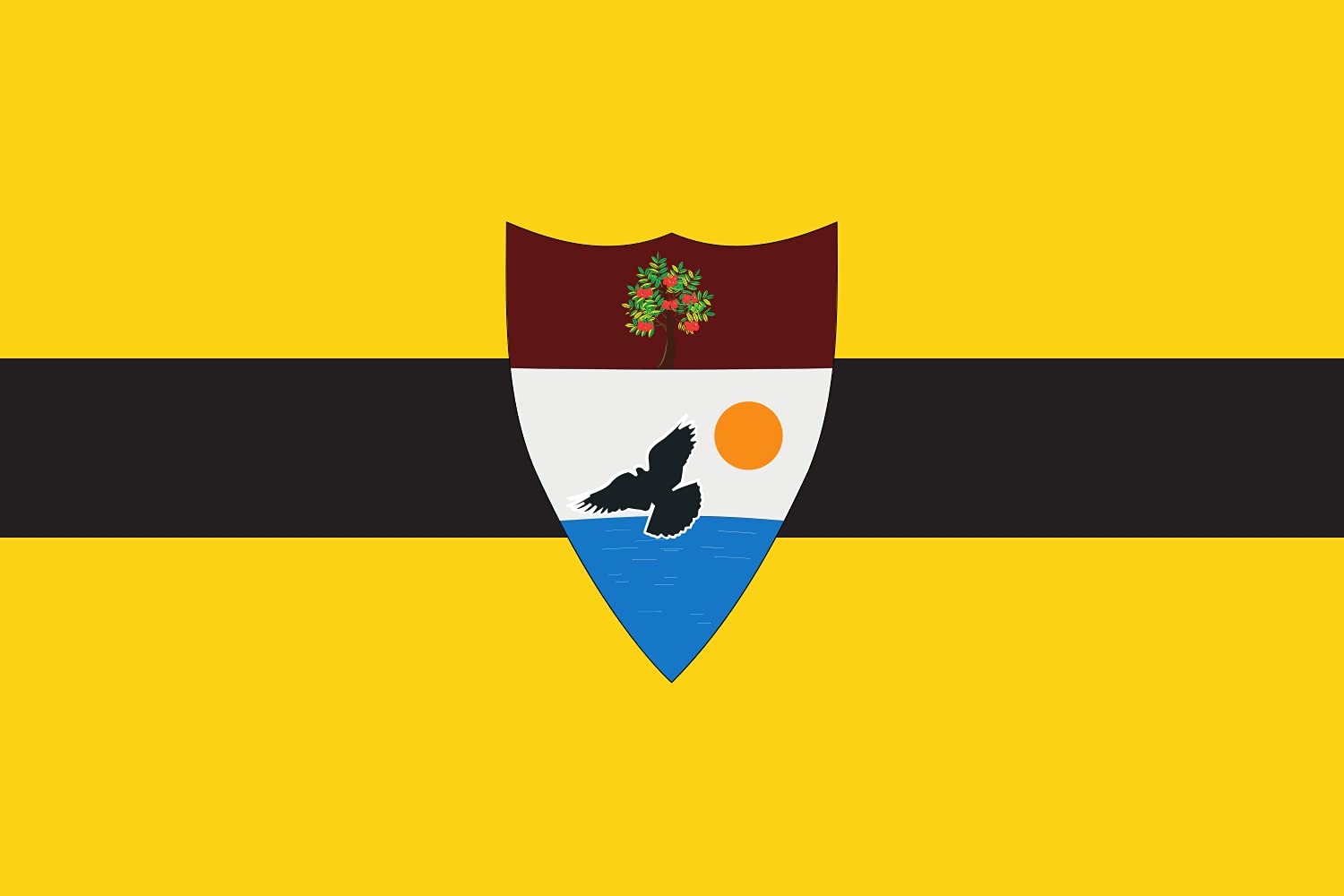 Drapeau Liberland pour collectionneur et événement associatif