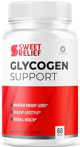 Sweet Relief Glycogen Support Capsules - SweetRelief Advanced Formula Support SweetRelief Daily Pills All Natural Ingredients Premium for Health and Wellness 60 Capsules for 1 Month
