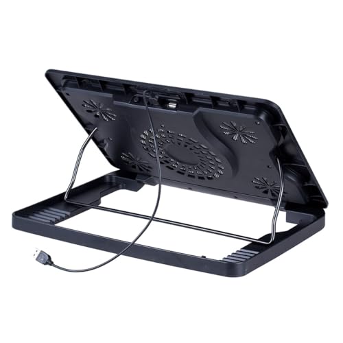 Base para laptop con ventiladores USB para enfriamiento miniatura 6