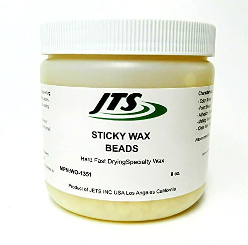 Sticky Wax Hard Fast Drying Wax for Jewelry Casting Wax for Sprues 8oz. Beads by JTS