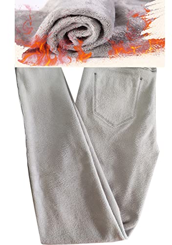 heipeiwa Womens Winter Jeans Fleece Lined High Waist Skinny Jeans Warm Denim Jeggings2