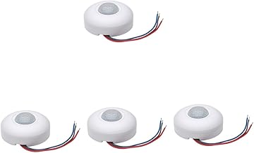 Housoutil 4Pcs Interruptor Do Sensor De Teto Explosão Movimento Plug-In Interruptor Para Saída Do Sensor De Movimento Sensor Ir Interruptor Ao Ar Livre Interruptores Inteligentes Sensor De