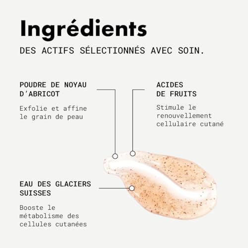 Body Scrub Exfoclear Nubiance Gommage Corps et Visage Acides de Fruits