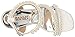 Badgley Mischka Women's Feisty Heeled Sandal, Soft White Satin, 9.5