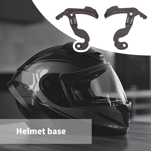 Kit plaque de base robuste pour visières de casque de moto modulable FF399