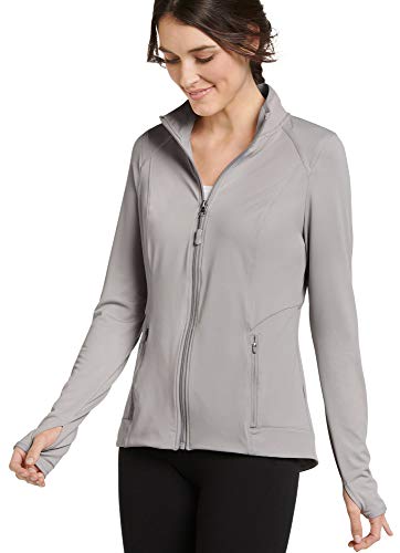 Jockey Women's Activewear Active Jacket, Alloy Grey, M