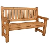 LIEFERUMFANG - 1x Bank mit Sitzplätze ca. 2, Sitzmaß, Abmessungen B/H/T: ca. 108/45,5/47 cm, Belastbarkeit ca. 300 Kg, Gesamtmaß B/H/T: ca. 124/96/69,5 cm