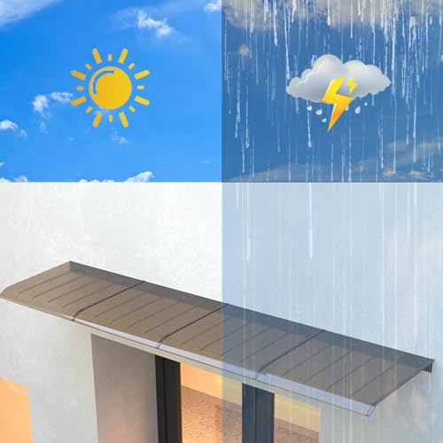 Auvent de porte résistant aux UV et durable contre les intempéries